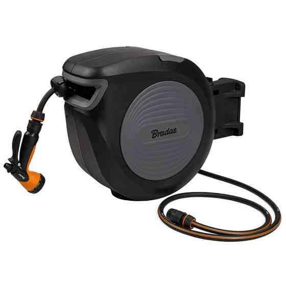 Автоматична котушка BLACK LINE зі шлангом 1/2" - 20м та аксесуари, ECO-W1B20 Київ