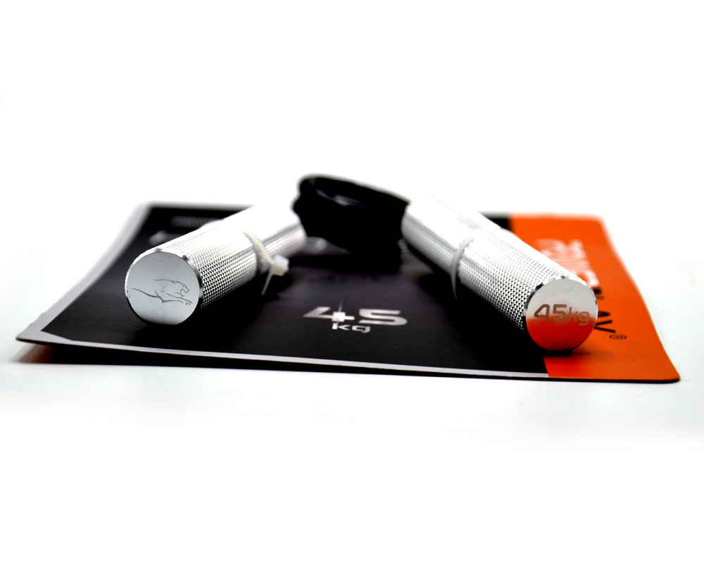 Еспандер ножиці алюмінієвий кистьовий PowerPlay 4322 опір 45 кг Hand Grip Срібний Київ - фото 9