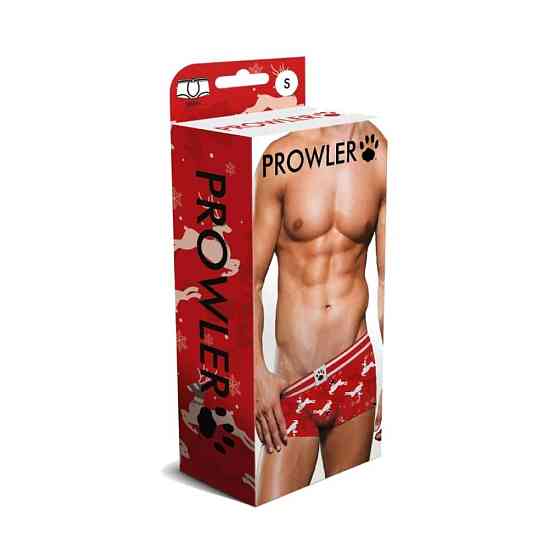 Чоловічі труси-боксери з оленями Prowler Reindeer, червоні, S Sex Aura Київ