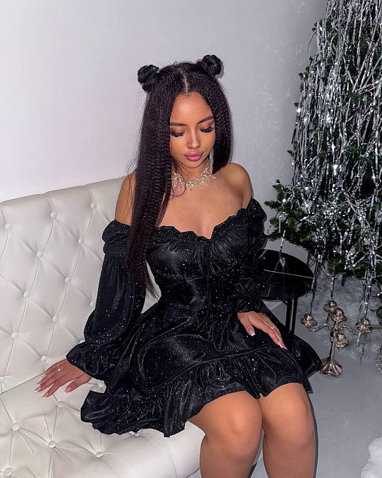 Жіноча святкова  блискуча та мерехтлива люрексова сукня з блискітками Одеса - фото 3