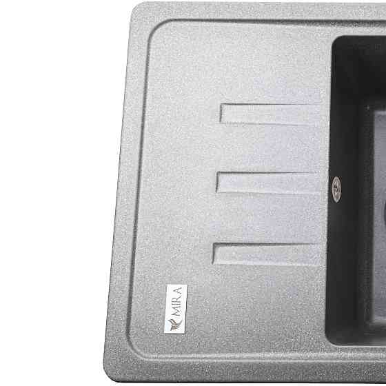 Гранітна мийка Mira MONTI сірий 620 х 435 мм (000028977) Київ