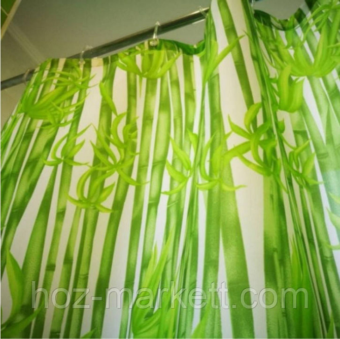 Штора в ванную тканевая Miranda Bamboos 180 х 200 см Харьков - изображение 4
