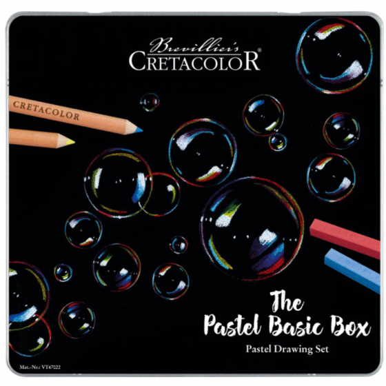 Набор пастели и карандашей THE PASTEL BASIC BOX 27шт металлическая коробка Cretacolor Киев
