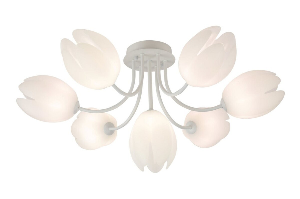 VALESO Люстра стельова у вітальню VALESO G 93961/6+1 біла Киев - изображение 1