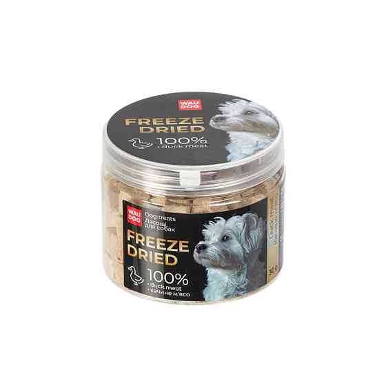 Лакомство для собак WAUDOG Treats Freeze dried Утиное мясо, 30 г Киев