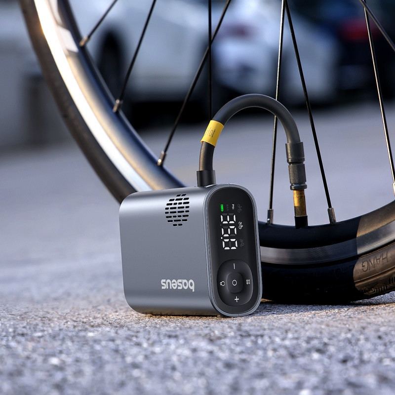Автомобильный насос Baseus PrimeTrip Series Portable Bike Pump Cosmic Black Одесса - изображение 9