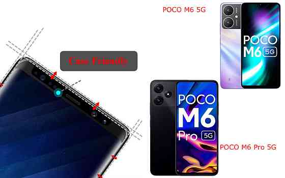 Захисне скло HyperGlass Pro для POCO M6 5G, POCO M6 Pro 5G – максимальна чутливість та захист Київ