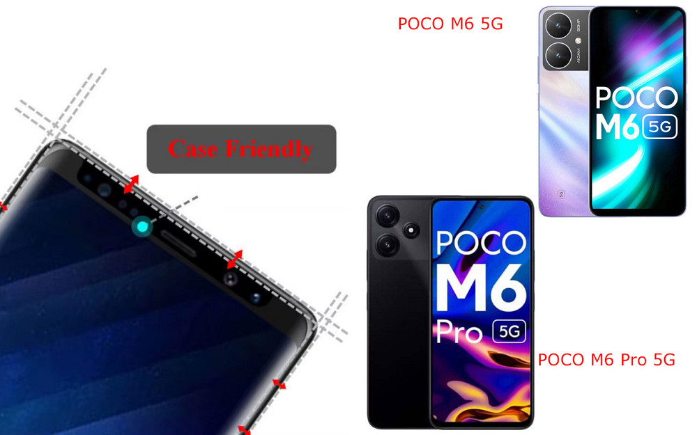 Защитное стекло HyperGlass Pro для POCO M6 5G, POCO M6 Pro 5G – максимальная чувствительность и защита Киев - изображение 4