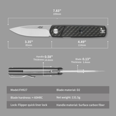 Нож Firebird FH927-CF Винница - изображение 7