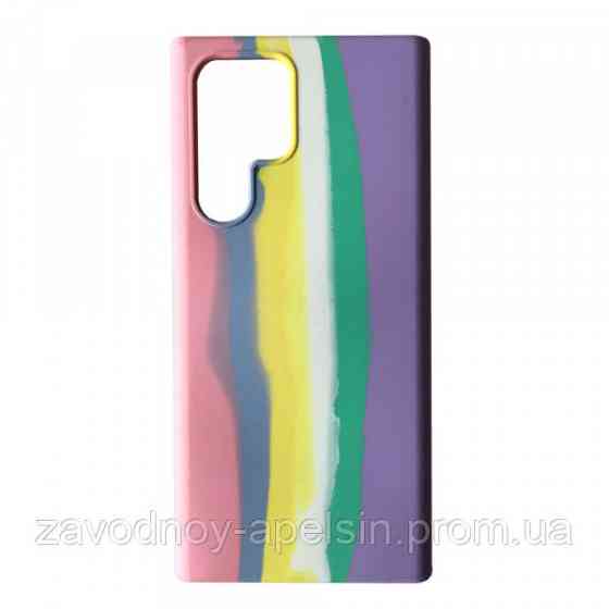 Samsung S22 Ultra S908 Силіконовий чохол Веселка (Rainbow) Одеса