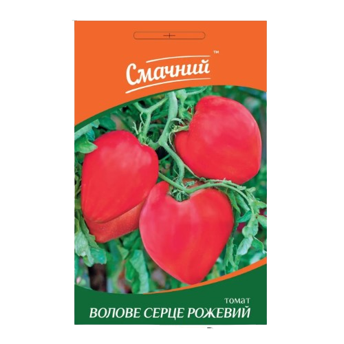Томат Волове серце рожевий 0,2гр Смачний Житомир