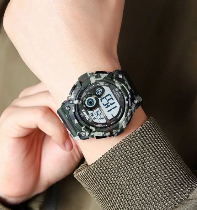 Годинник чоловічий спортивний наручний Skmei 2017 (Камуфляж) Київ - фото 3