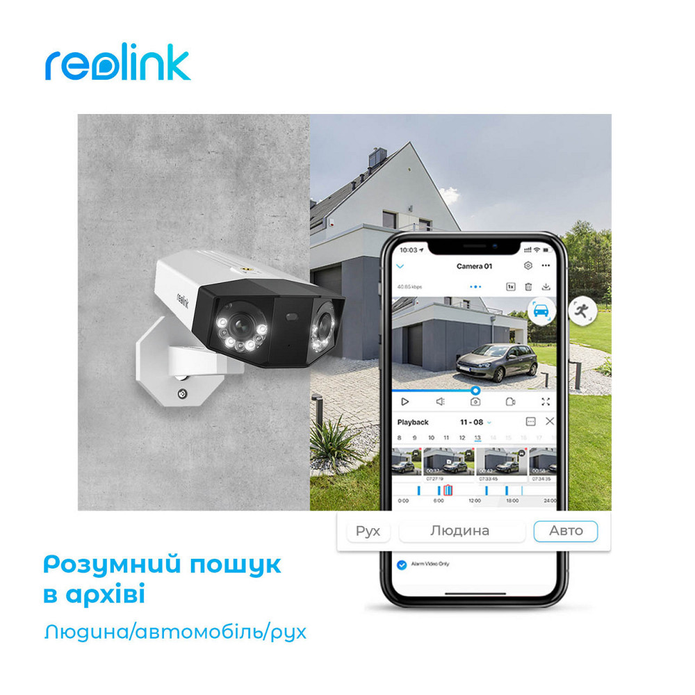 IP камера Reolink Duo Series P730 (Duo 2 PoE) white Харьков - изображение 6