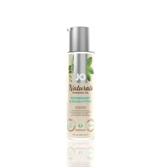 Масажна олія System JO - Naturals Massage Oil - Peppermint & Eucalyptus з натуральними ефірними олія Львів