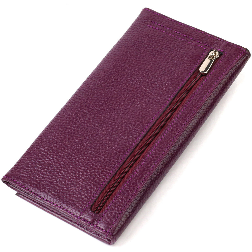 Привлекательный женский кошелек из натуральной кожи CANPELLINI 21831 Сиреневый Киев - изображение 9