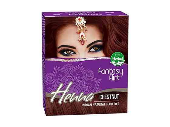 Хна Каштановий Індійська Chestnut (1уп*6шт*10г) ТМ Fantasy FLIRT Київ