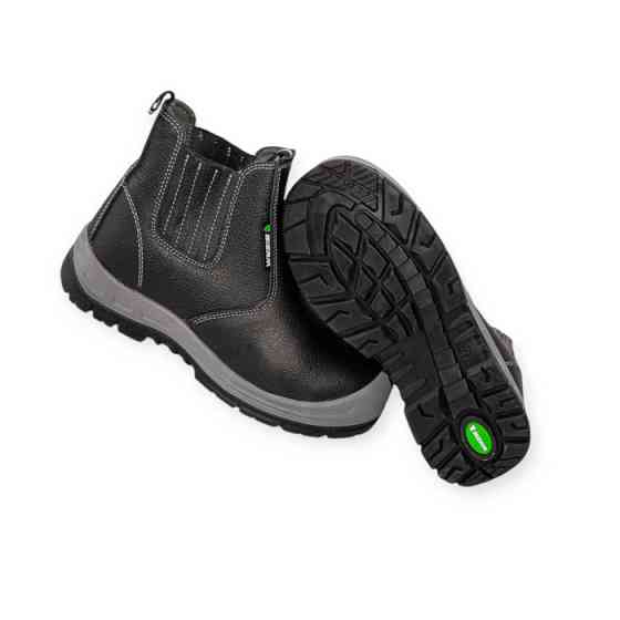 Черевики Pittsburgh захисні без шнурків, р 38 шкіра, композитний піднос, антипрокол. маслобензостій Мукачево