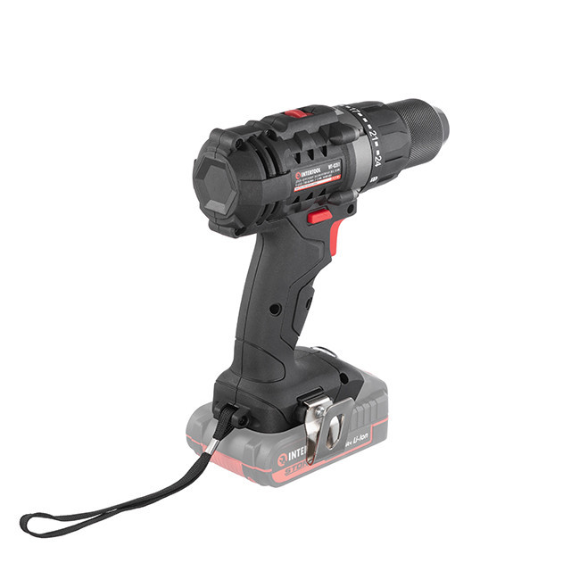 Дриль-шурупокрут акумуляторний 20 В, 50 Nm, 0-450/0-1700 об/хв, 2-13 мм, без ЗП та АКБ INTERTOOL WT-9351 Київ - фото 4