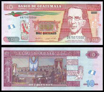 Гватемала / Guatemala 10 Quetzales 2013 Pick 125 UNC Полтава