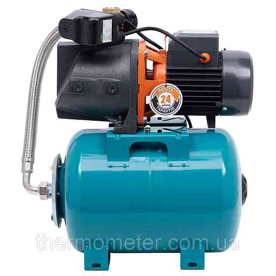 Станція 0.75 кВт Hmax 46м Qmax 90 л/хв (самовсмоктувальний насос) 24 л AquaticaLEO XJWm/10mA3/UA (775323/24) Київ