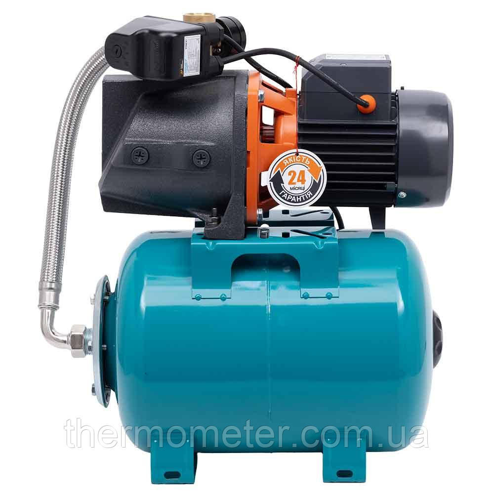 Станція 0.75 кВт Hmax 46м Qmax 90 л/хв (самовсмоктувальний насос) 24 л AquaticaLEO XJWm/10mA3/UA (775323/24) Київ - фото 4