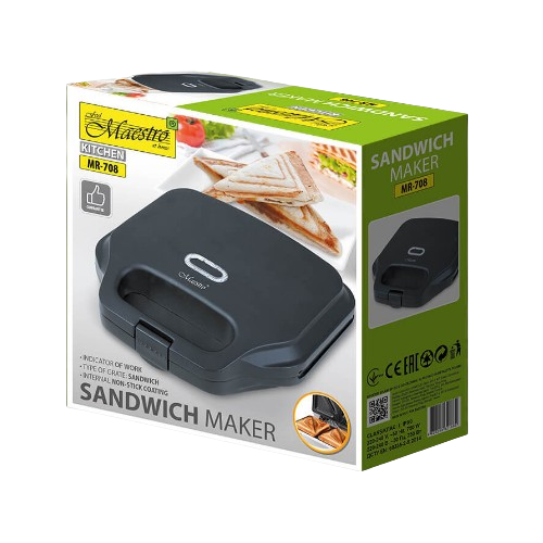 Бутербродниця 750W MR-708 Maestro Житомир - изображение 3