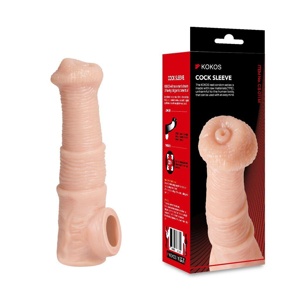 Насадка на член Kokos Cock Sleeve CS 011 M Sex Aura Київ - фото 3