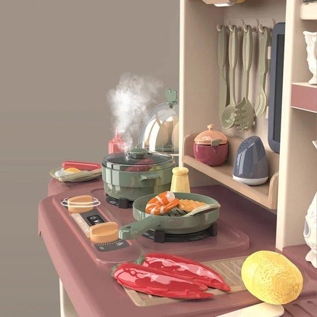 Кухня ігрова Limo Toy з водою паром світлом звуками 65 предметів Кремова (889-212) Чернігів - фото 7