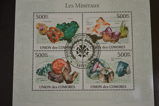 Коморы. Марки. Фауна. Блок. 2009 год (В-5) Полтава - изображение 1