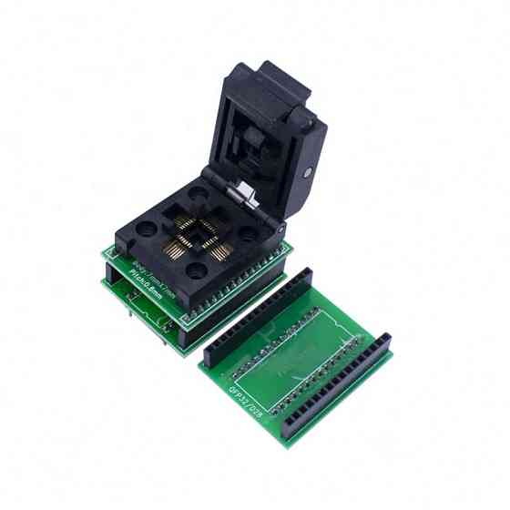 Переходник TQFP32 QFP32 – DIP32 панелька для программатора микросхем, адаптер Киев