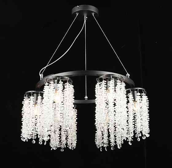 VALESO Люстра підвісна кришталева S2480/6, Чорний Коломия