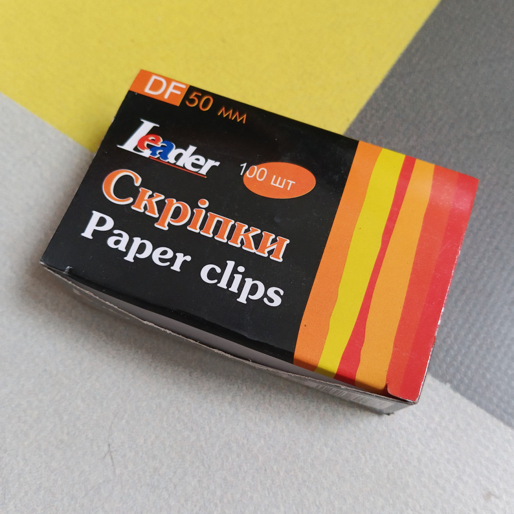 Канцелярские скрепки 50 мм круглая, 100 шт. Киев - изображение 2