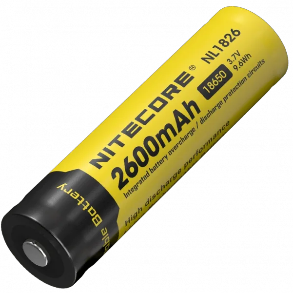 Аккумулятор 18650 Nitecore NL1826 2600mAh Li-Ion 3.7V (Желтый) Винница - изображение 1