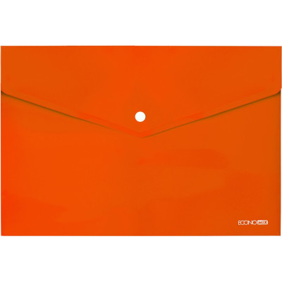 Папка - конверт Economix А4 180 мкм, непрозрачная оранжевая (E31301-06) Винница - изображение 1