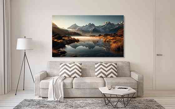 Картина холст у вітальню / спальню   Природа гір     MLP_73 ( 60х30см ) 80x120 см Київ