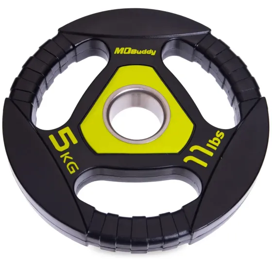 Диск поліуретановий 5 кг на гриф 50 мм Zelart TA-2677-5 Київ