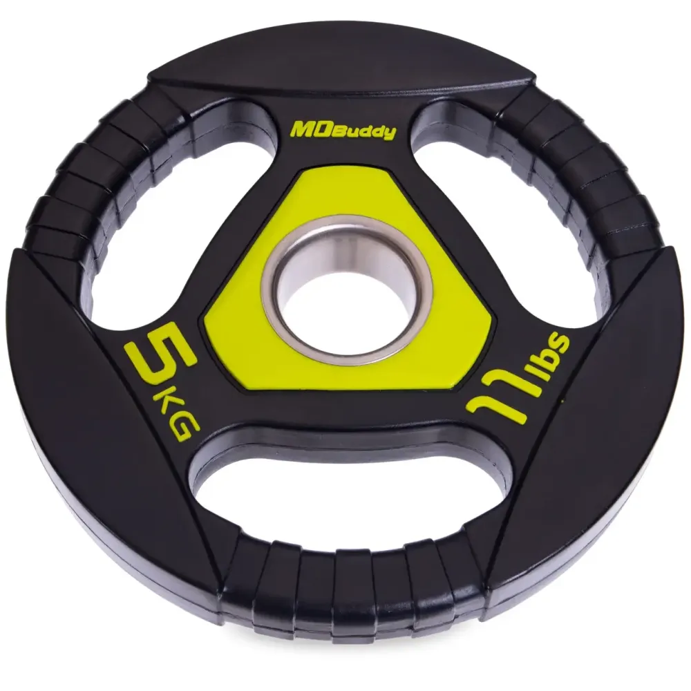 Диск поліуретановий 5 кг на гриф 50 мм Zelart TA-2677-5 Київ - фото 1