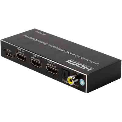 Разветвитель PowerPlant 2 Ports HDMI eARC (CA914906) Винница