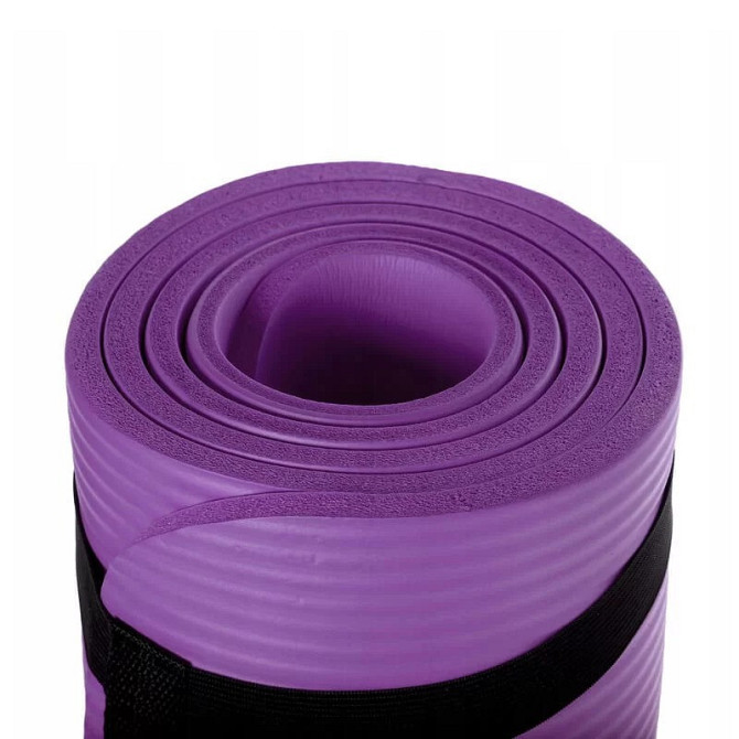 Килимок для йоги та фітнесу Power System PS-4017 NBR Fitness Yoga Mat Plus Purple (180х61х1) Кам'янське - фото 7