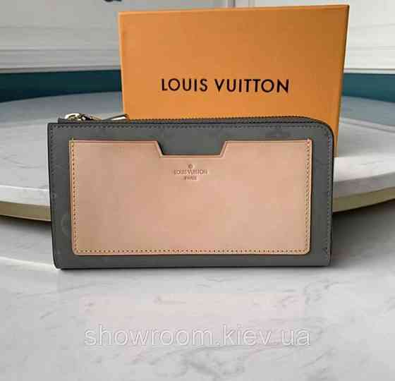 Женский брендовый кошелек LV (63237) Lux Киев