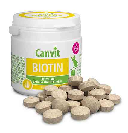Canvit Biotin for cats (Канвіт Біотин для котів) вітамінна кормова добавка для ідеальної вовни 100 р. Запоріжжя