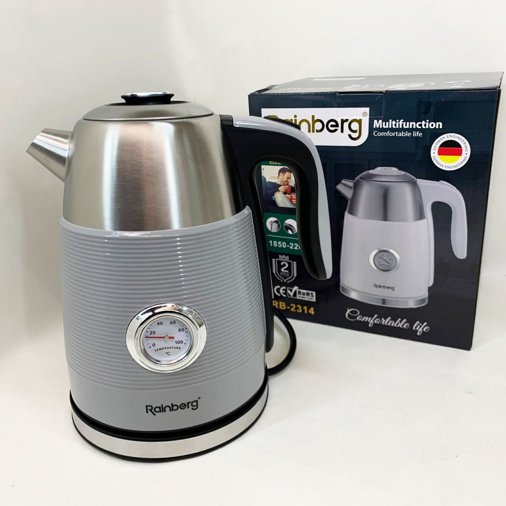 Електричний чайник з індикацією включення, Електрочайник нержавіюча сталь, Електричний чайник безшумний CZ-63 Івано-Франківськ - фото 5