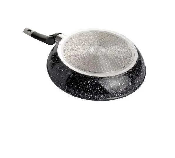 Сковорода UNIQUE UN-5143 20 см с крышкой/гранит темный Одесса - изображение 6