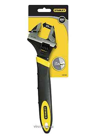 Ключ розвідний STANLEY "MaxSteel" : L= 250 мм, М ≤ 33 мм, гайковий Одеса