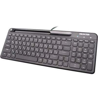 Клавиатура Maxxter KB-01B-UA USB Black (KB-01B-UA) Винница - изображение 2