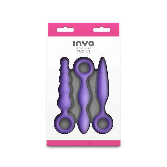 Набір анальних іграшок NS Novelties INYA — Trio Kit — Purple Sex Aura Київ