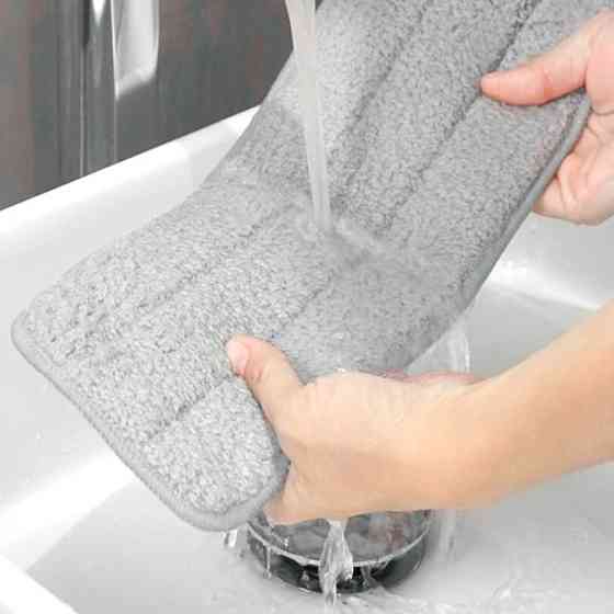 Запаска для швабры из микрофибры 32*11 см / Сменная насадка для плоской швабры Киев