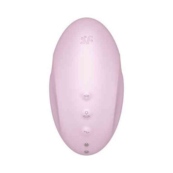 Вакуумный стимулятор с вибрацией Satisfyer Vulva Lover 3 Pink Sex Aura Киев