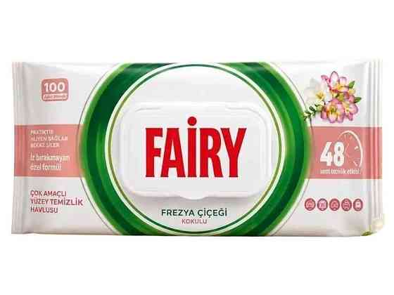 Салфетки влажные для уборки 100шт Fresya ТМ FAIRY Solmir Киев