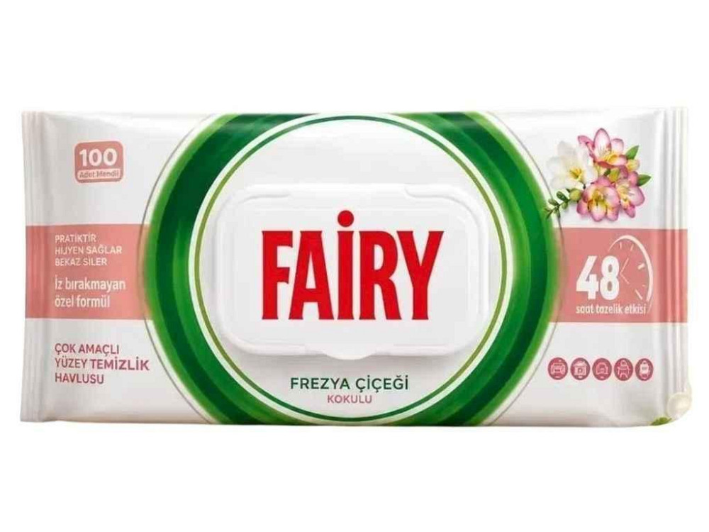 Салфетки влажные для уборки 100шт Fresya ТМ FAIRY Solmir Киев - изображение 1